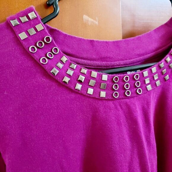 Style & Co. women's embellished scoop neck top - Picture 3 of 8